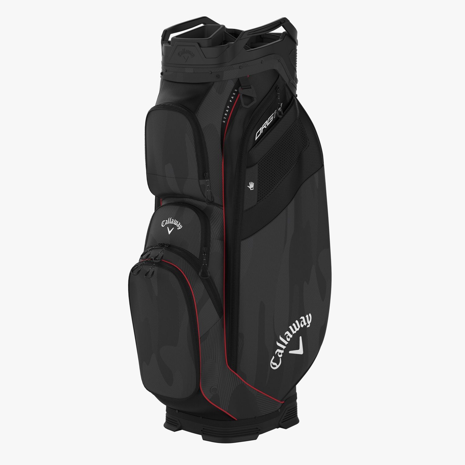 CALLAWAY ORG 14 CART BAG BLACK CAMO