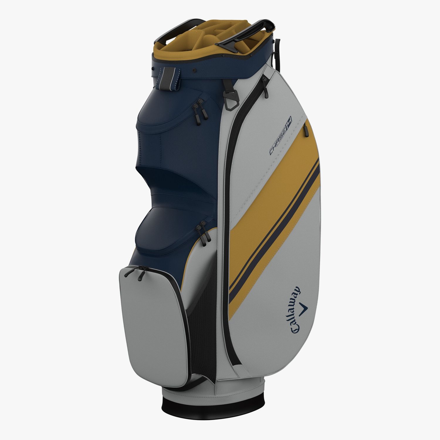 CALLAWAY CHASE 14 CART BAG NAVY/SILVER/GOLD