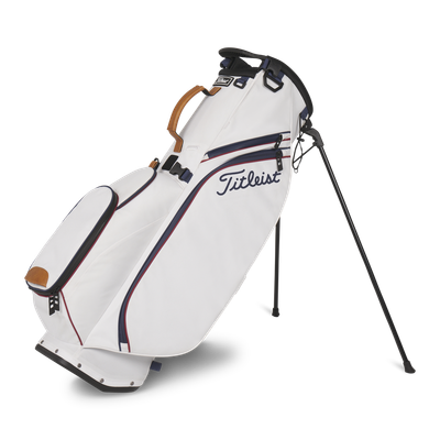 TITLEIST PLAYERS S4 STARS AND STRIPES STAND BAG WHITE/BURGUNDY/NAVY
