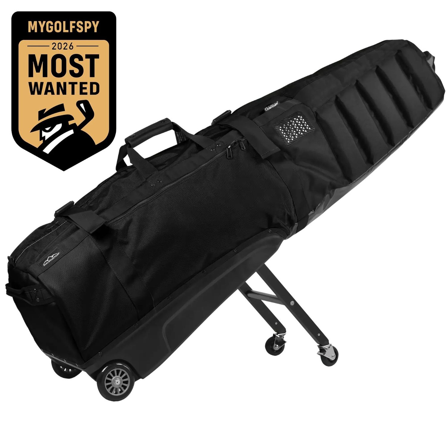 SUN MOUNTAIN CLUBGLIDER MERIDIAN TRAVEL BAG BLACK