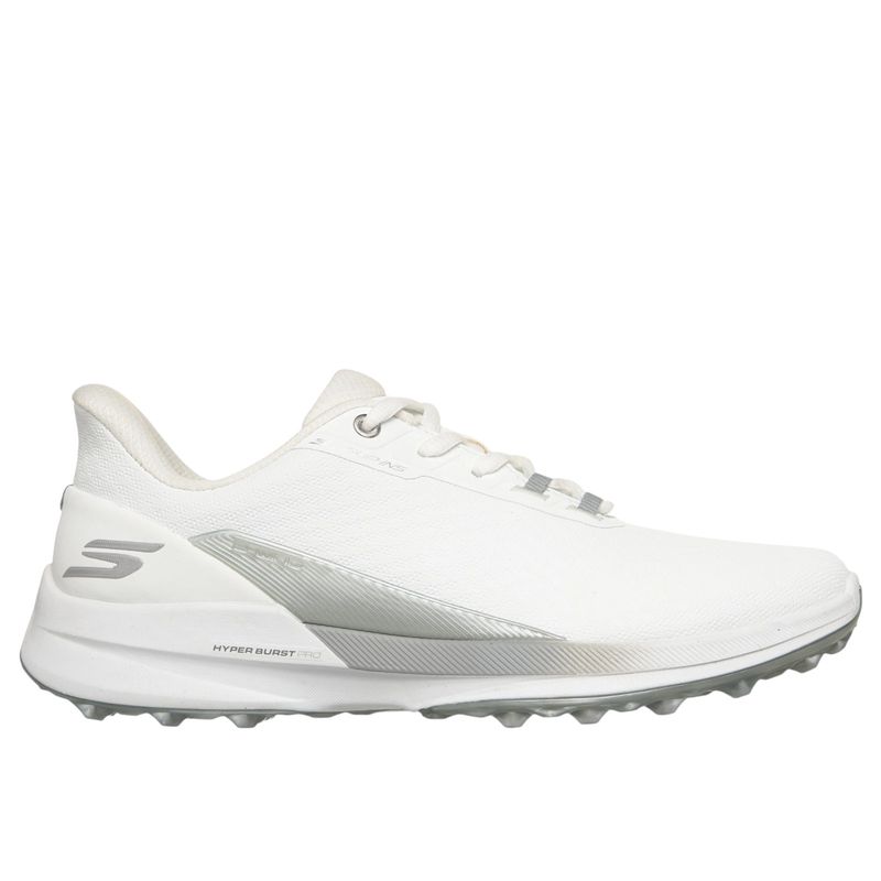 SKECHERS SLIP-INS WOMENS PURE SI GOLF SHOE WHITE/SILVER