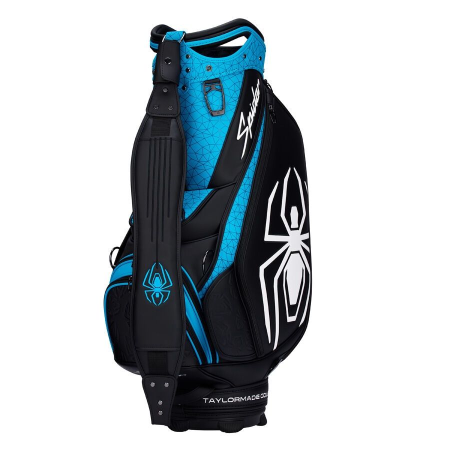 TAYLORMADE SPIDER TOUR STAFF BAG BLACK/BLUE
