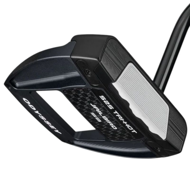 ODYSSEY SQUARE 2 SQUARE TRI-HOT BLACK JAILBIRD SINGLE BEND PUTTER