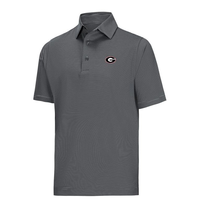 FOOTJOY GEORGIA OVAL G MICRO FEEDER POLO BLACK/GREY