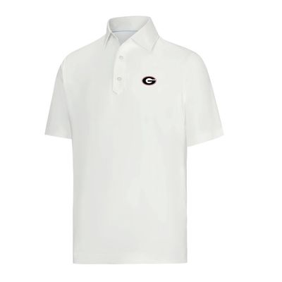 FOOTJOY GEORGIA OVAL G SOLID LISLE POLO WHITE