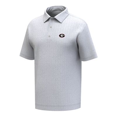 FOOTJOY GEORGIA OVAL G PLAYBOOK PERFORMANCE POLO WHITE