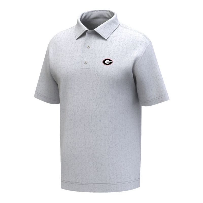 FOOTJOY GEORGIA OVAL G PLAYBOOK PERFORMANCE POLO WHITE