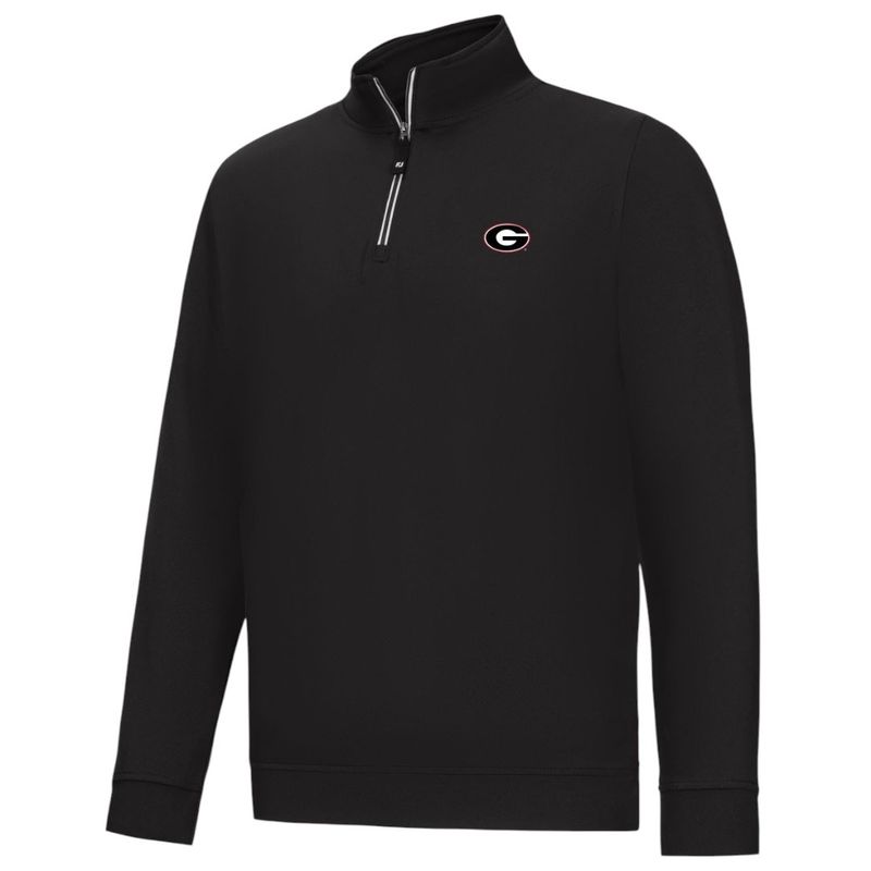 FOOTJOY GEORGIA OVAL G APPROACH 1/4 ZIP BLACK
