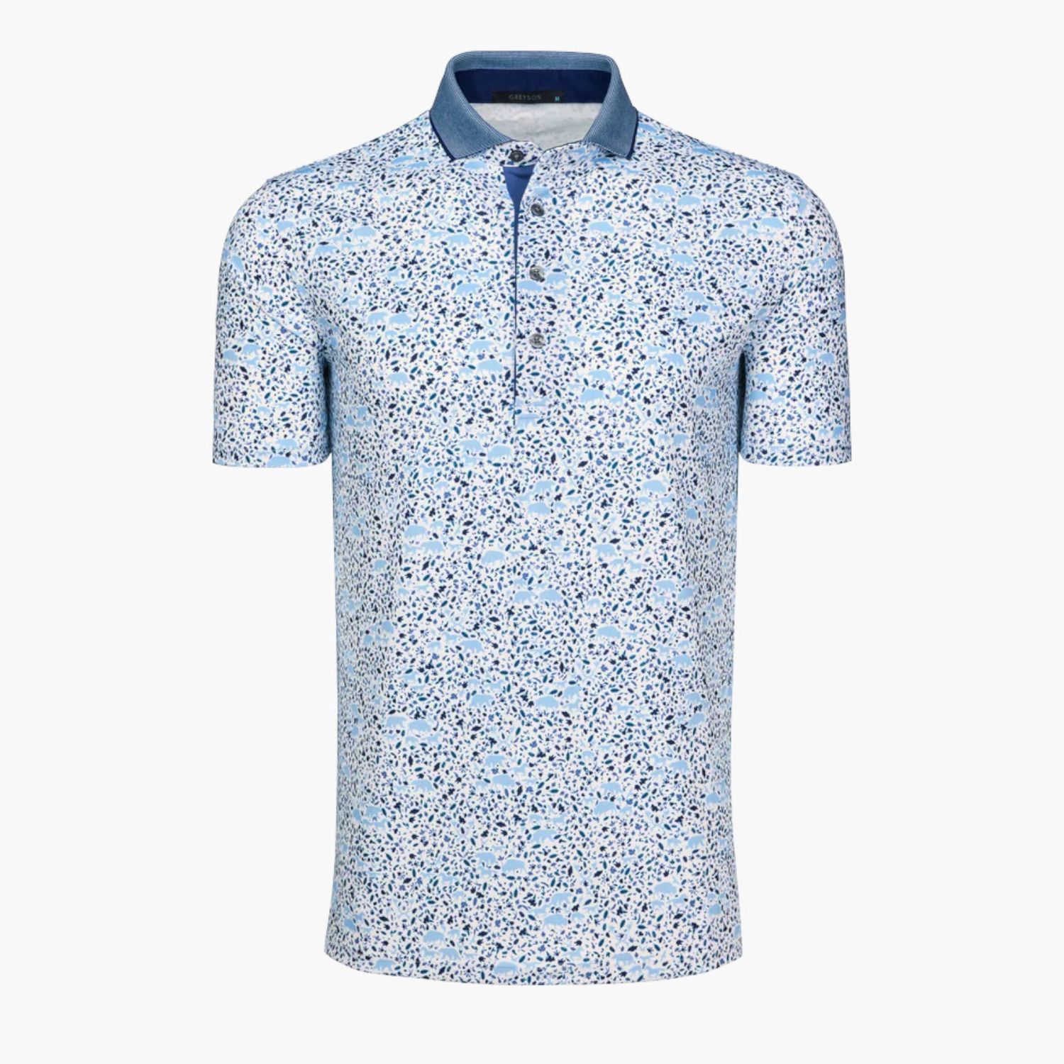 GREYSON BUFFALO SOLDER POLO ARCTIC