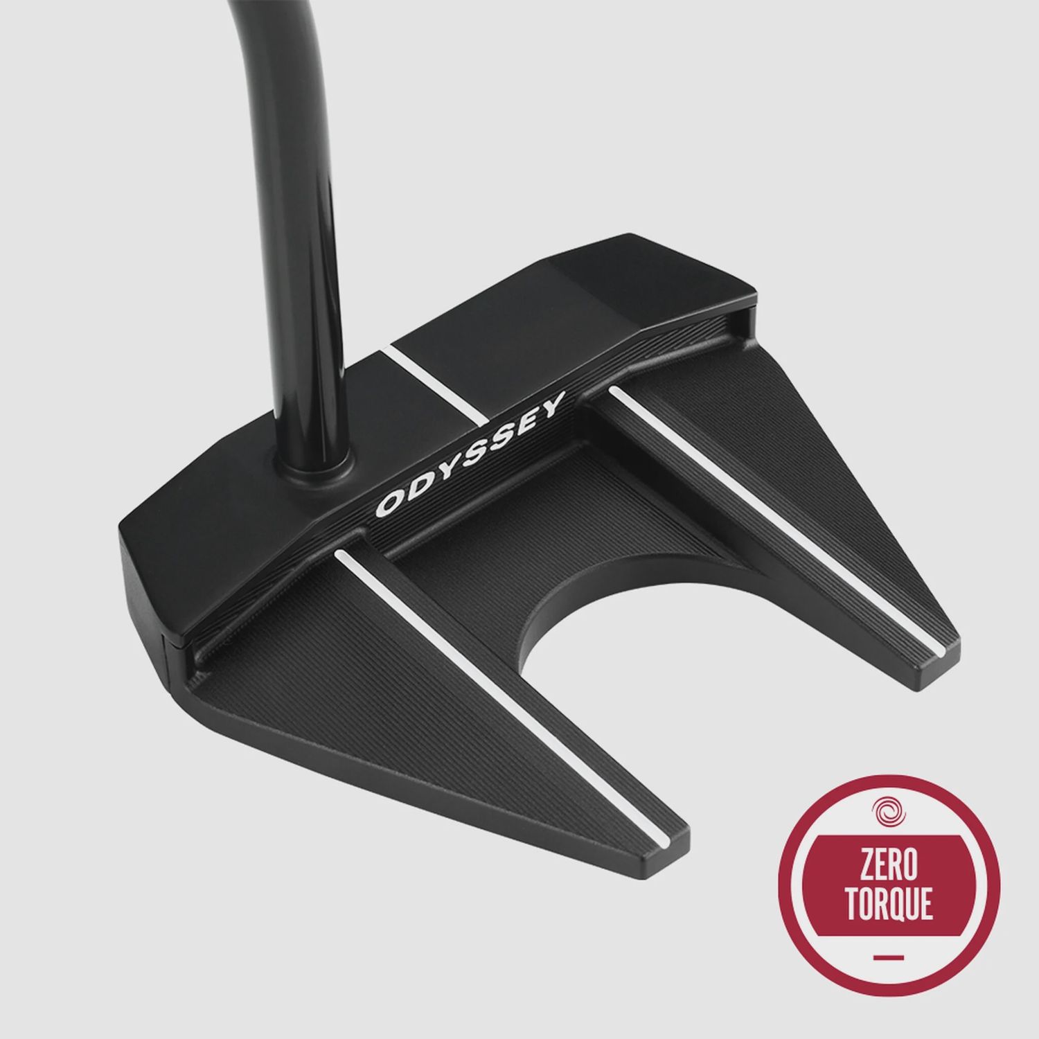 ODYSSEY SQUARE 2 SQUARE TRI-HOT BLACK CRUISER SEVEN SINGLE BEND PUTTER