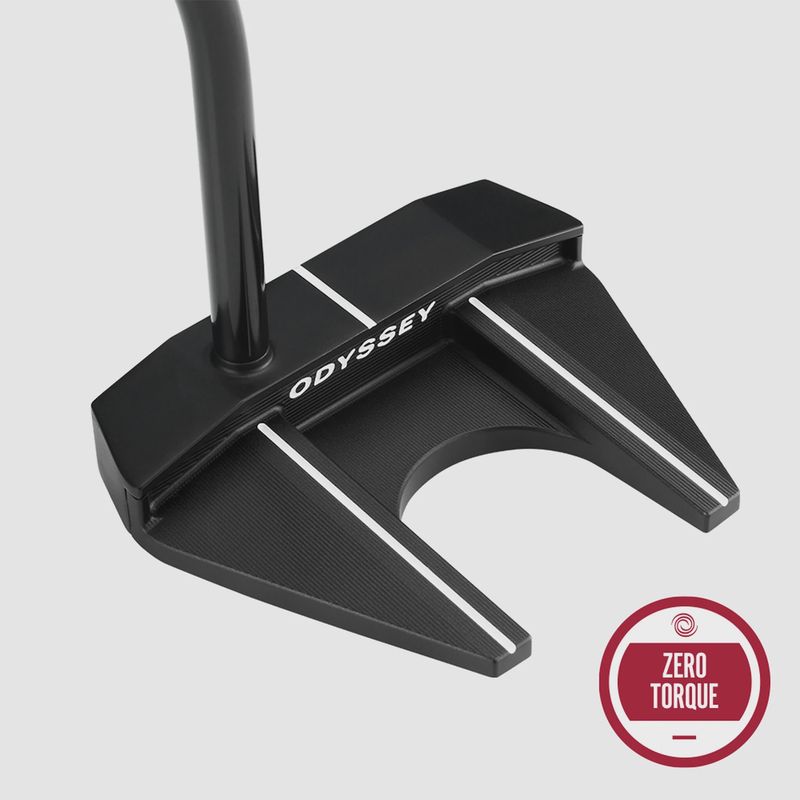 ODYSSEY SQUARE 2 SQUARE TRI-HOT BLACK CRUISER SEVEN SINGLE BEND PUTTER