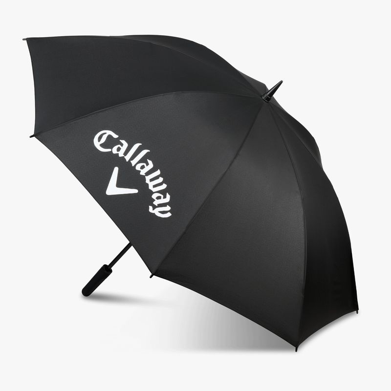 CALLAWAY SINGLE CANOPY LOGO 60” UMBRELLA BLACK