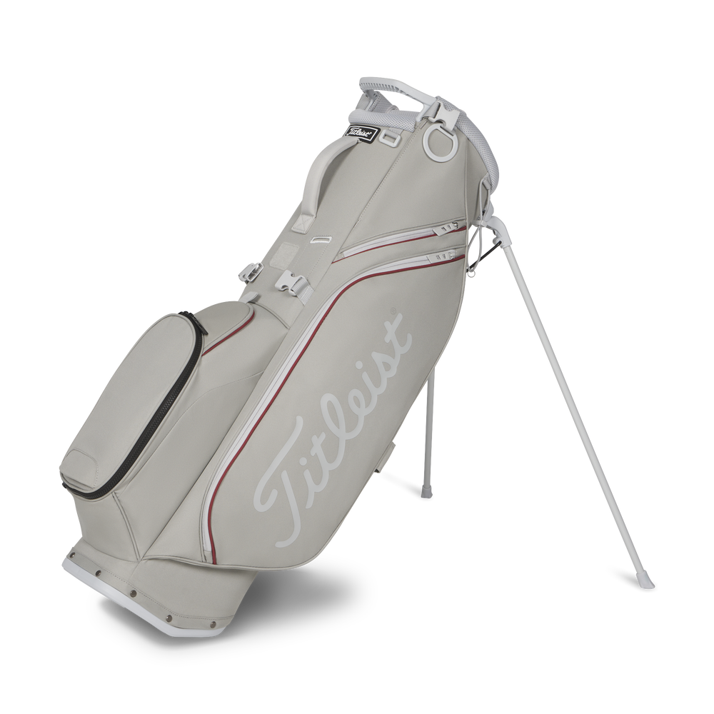 TITLEIST PLAYERS S4 STAND BAG GRAY/CRIMSON/MARBLE