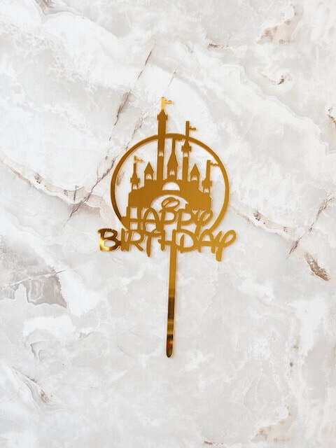 Castle cake topper