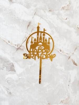 Castle cake topper