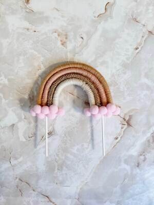 Boho Braided Cake Topper