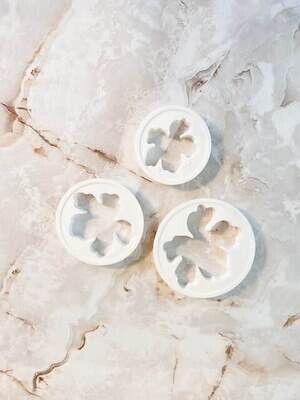 3Pcs Plastic Hawaii Flower Cake Cookie