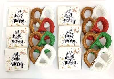 Dozen Chocolate Covered Pretzels