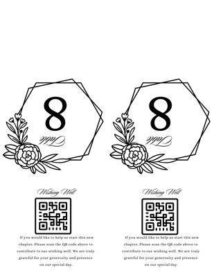 Editable Table Tent Card Template