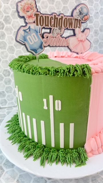 Football Yard Lines Cake Stencil