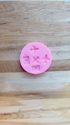 Travel/Airline Silicone Mold 3D for Baking and Treats