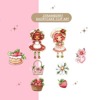 Strawberry Shortcake Clip Art