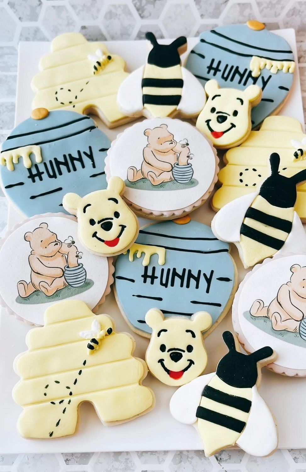 Hunny Cookie Stencil and Cake Pop Stencil