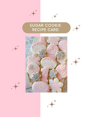 Sugar Cookie Recipe Card