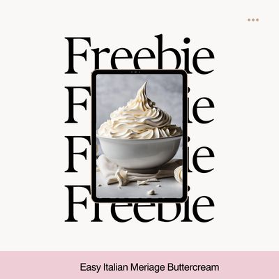 Free Easy Italian Meringue Buttercream Recipe