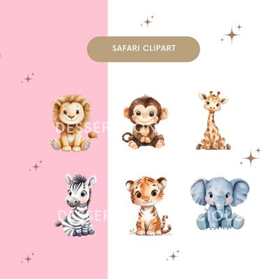 Safari Clip Art Collection