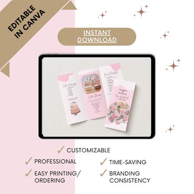 Editable Trifold Brochure