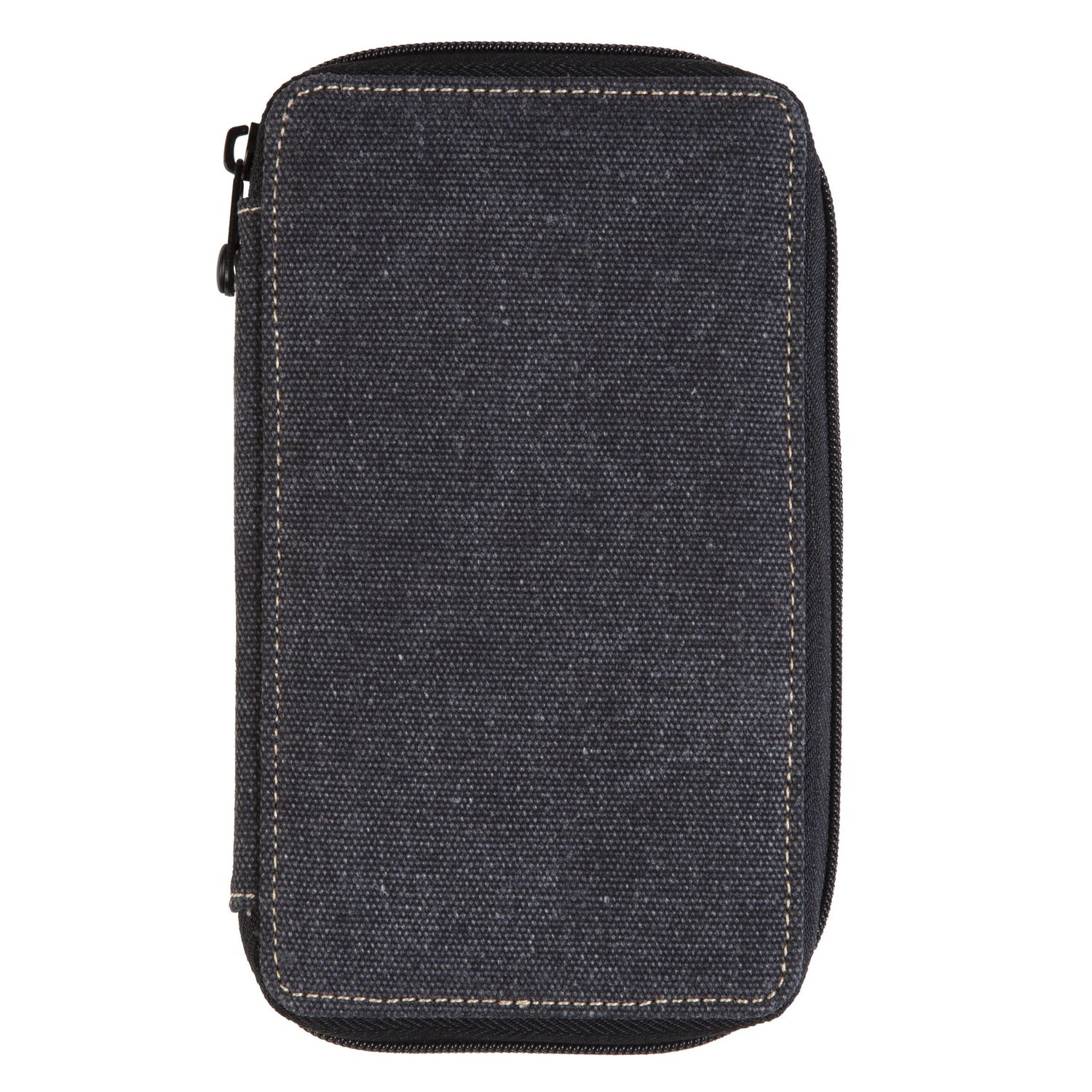 Global Canvas Pencil Case, COlour: Black, Size: 24 count