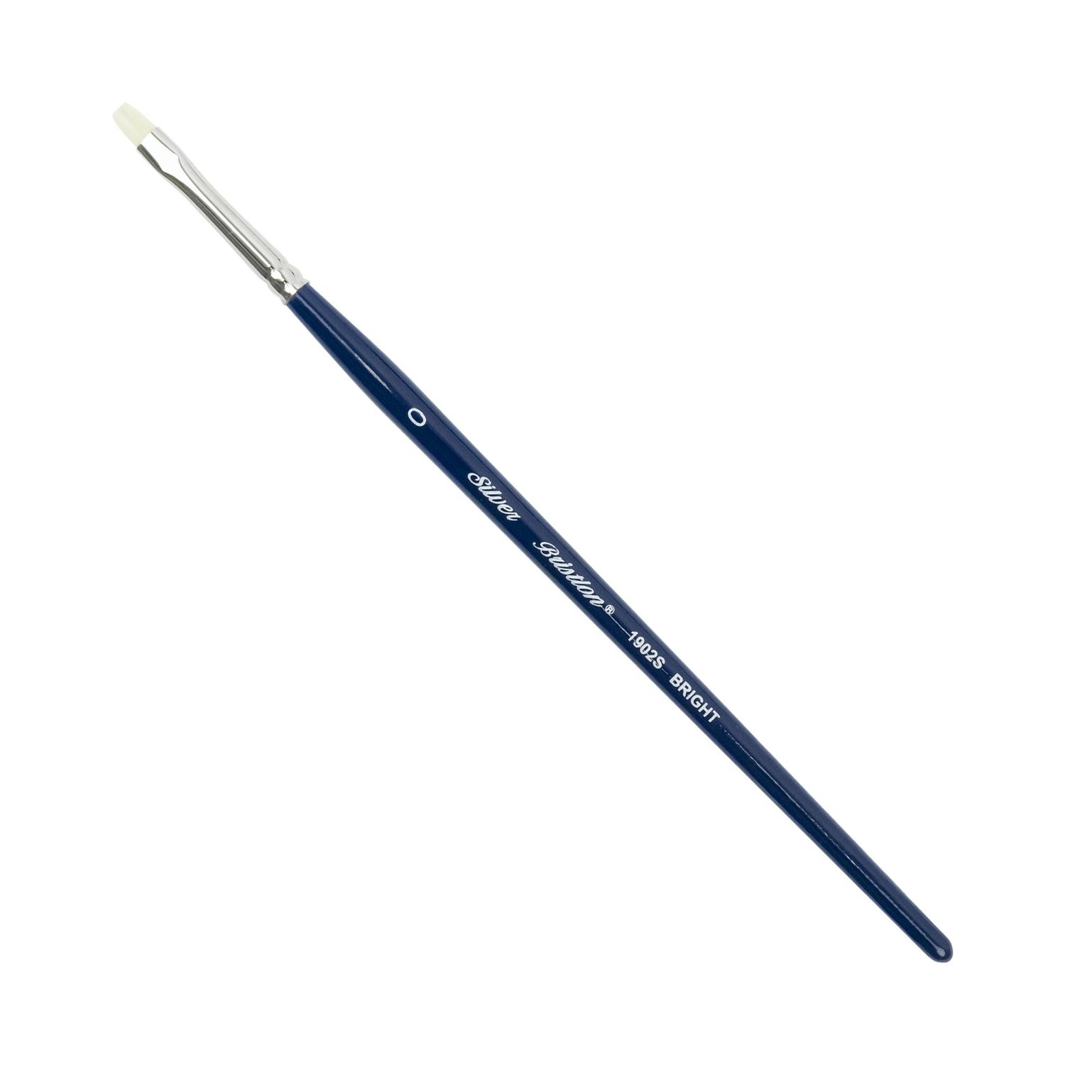 Silver Brush: "Bristlon" (S/H) - BRIGHT, Size: 0