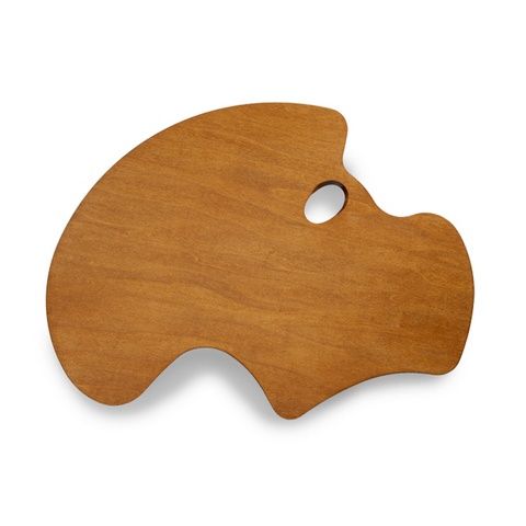 New Wave Expressionist Confidant Wood Palettes, Type: Left Hand (for Right Handed artists)