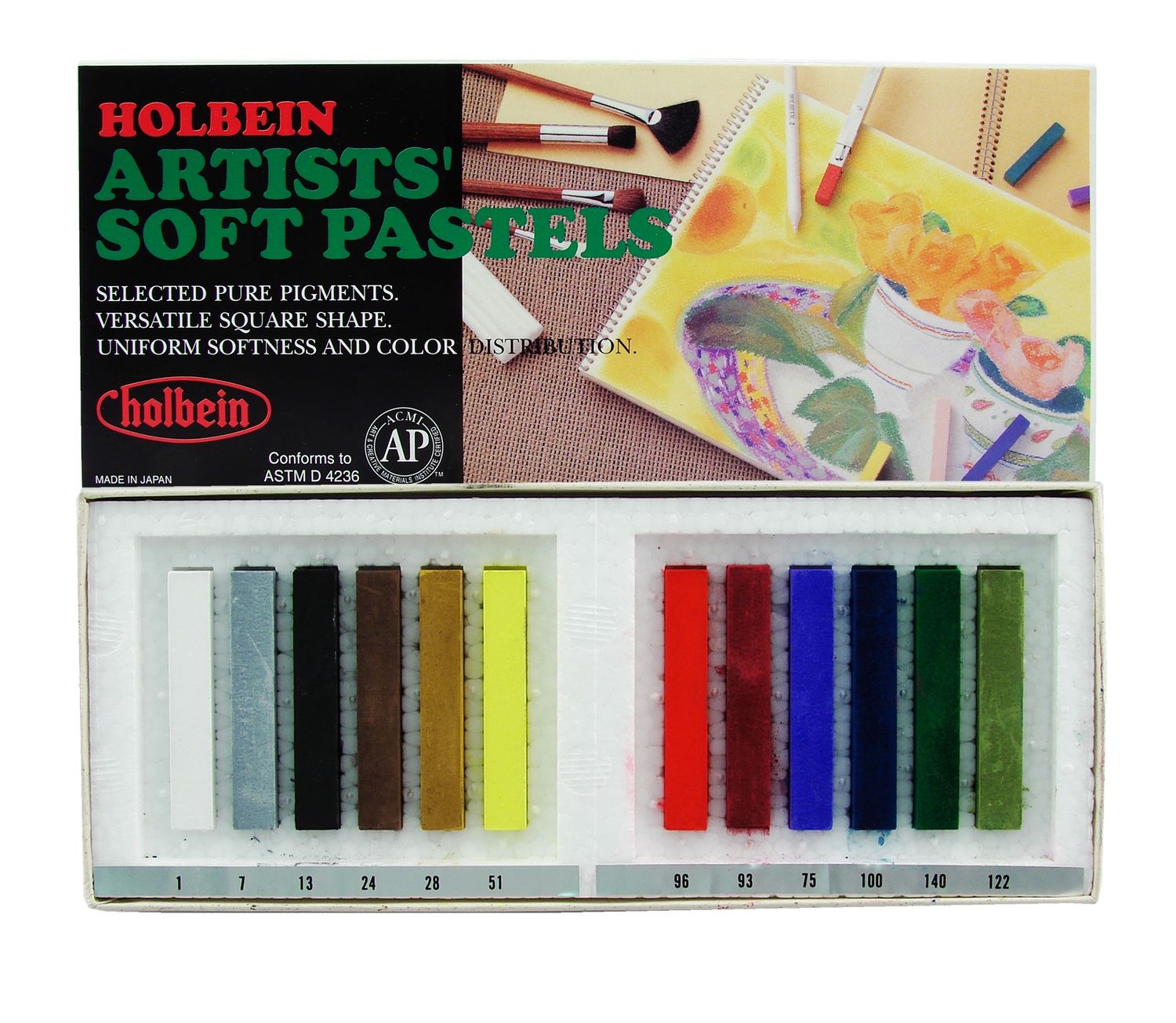 Holbein Artist Soft Pastel Sets, Size: Set of 12