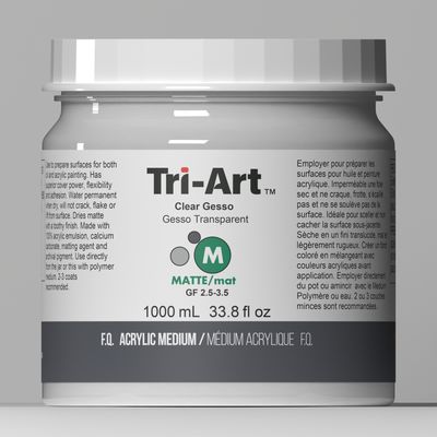 Tri-Art Acrylic Gesso - Clear