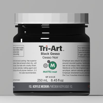 Tri-Art Acrylic Gesso - Black