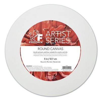 Fredrix Round Canvasses