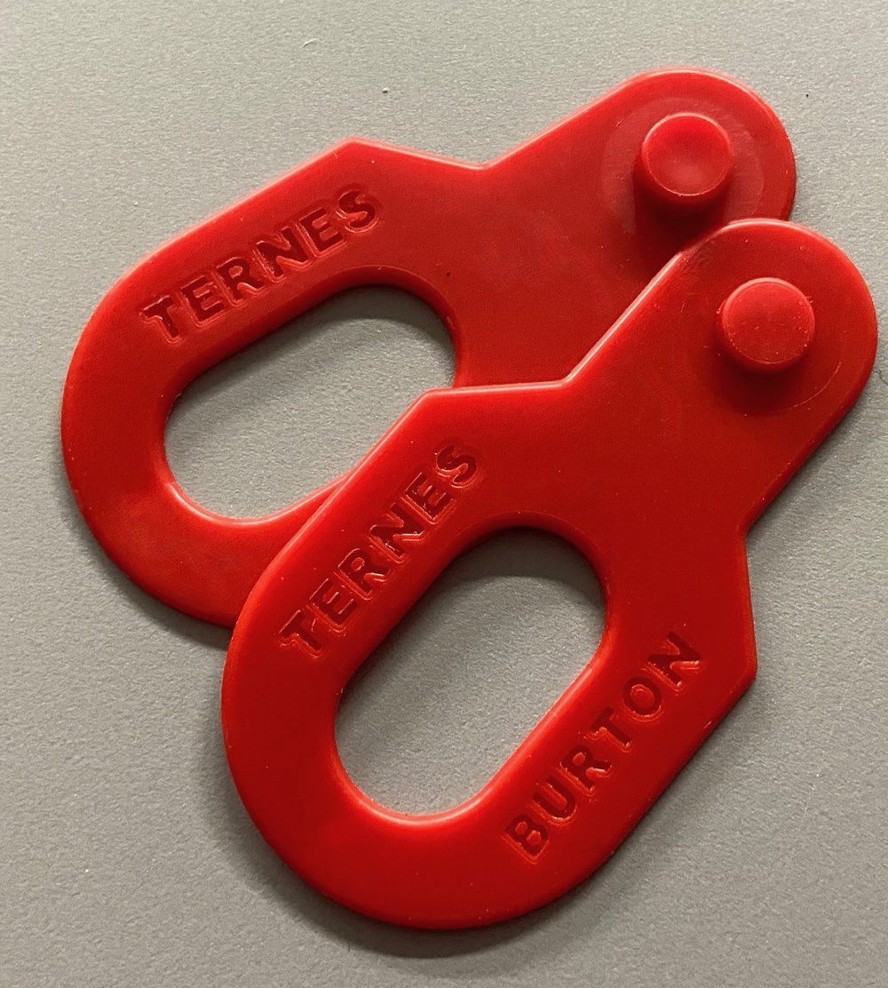 Register Pins - Pair - Plastic