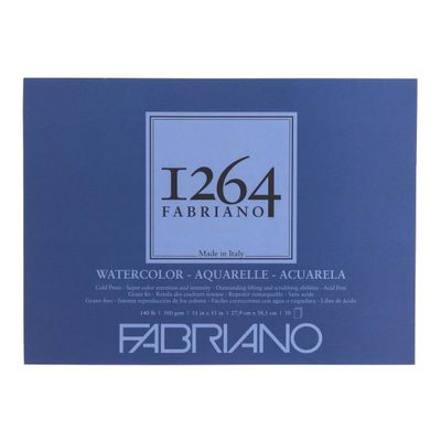 Fabriano 1264 Watercolour Pad 140lb Coldpress