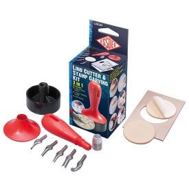 Esdee Lino Cutter &amp; Stamp Carving Kit