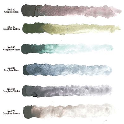 Kuretake Gansai Tambi Watercolour Sets - Graphite