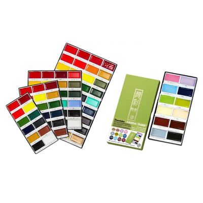 Kuretake Gansai Tambi Watercolour Sets