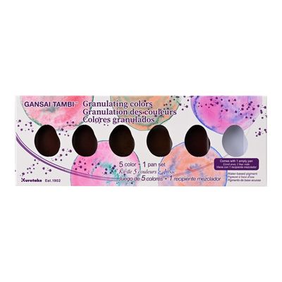 Kuretake Gansai Tambi Watercolour Sets - Granulating