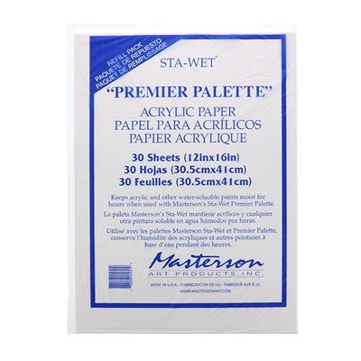 Masterson Sta-Wet Palette Paper Refills