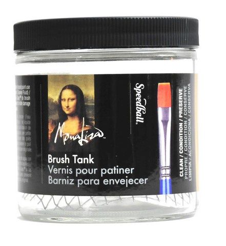 Mona Lisa Brush Cleaning Tank