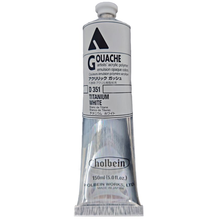 Holbein Acrylic Gouache 150ml Titanium White
