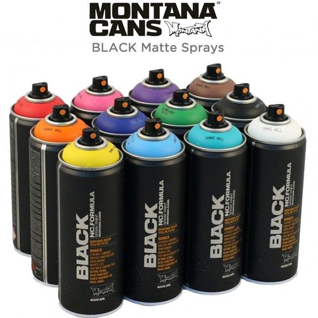 CLEARANCE - Montana BLACK Spray Paint
