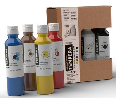 Tri-Art Primary Liquid Tempera Set