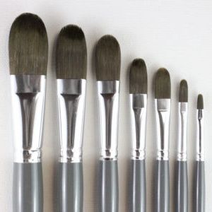 HJ Brush: Series 6400KF "Mightlon" (L/H) - FILBERT